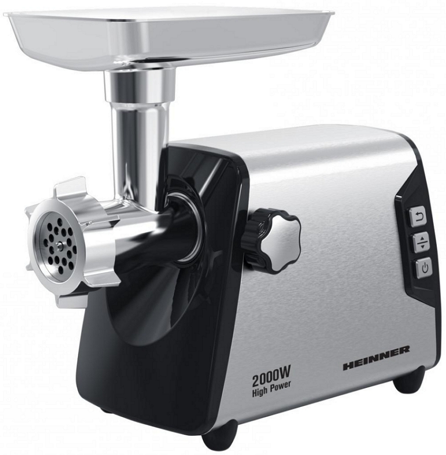 Tocator de carne Heinner HMGY2000SS, 3 kg/min, 2000 W, Inox photo 1 Tocator de carne Heinner HMGY2000SS, 3 kg/min, 2000 W, Inox photo 1