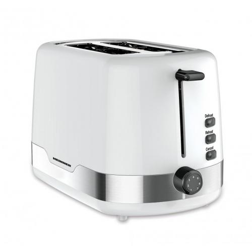 Тостер Heinner HTP-850WHSS, 2 тоста, 850 Вт, Белый photo 1