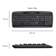 Клавиатура + мышь беспроводная Logitech MK330 thumbnav 8