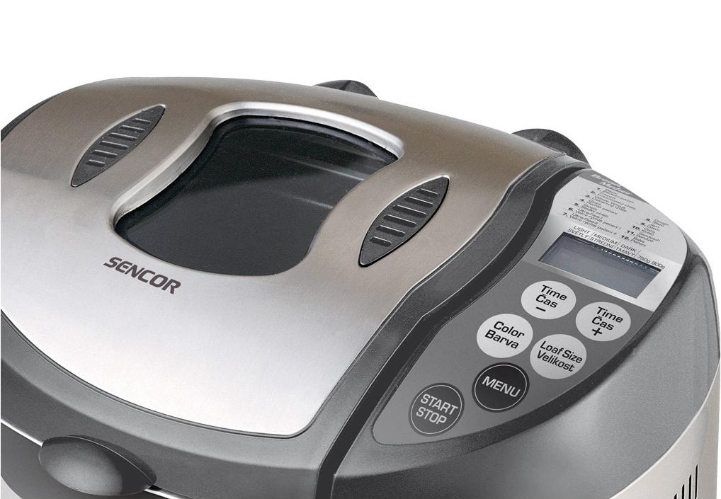 Cuptor de gatit paine Sencor SBR 930SS, 700 gr, 600 W, Inox photo 2
