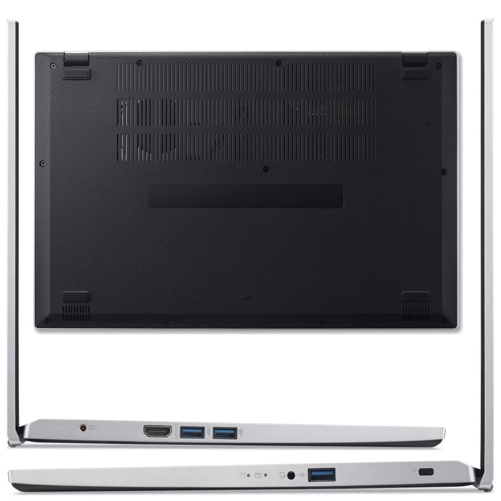 Laptop Acer Personal Aspire 3 A3155951ST 15.6” / 16 GB / 512 GB / Core i5 / Iris Xe Graphics / Argintiu photo 3