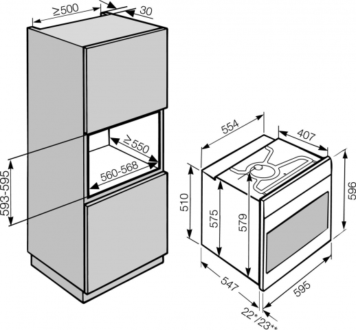 Cuptor electric incorporabil Miele H2265-1B CLST / 76 l. / A+ / Inox photo 4
