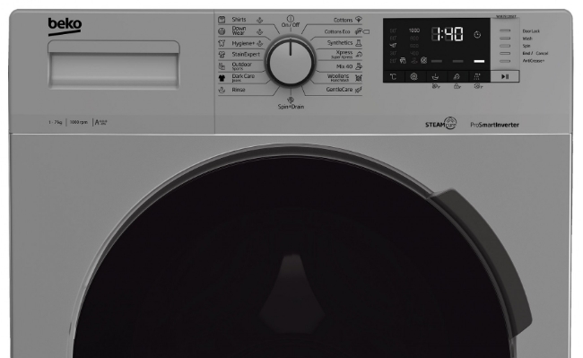 Стиральная машина Beko WUE7512XSST 7 кг / 1000 об/мин / A+++ / Cерый photo 3