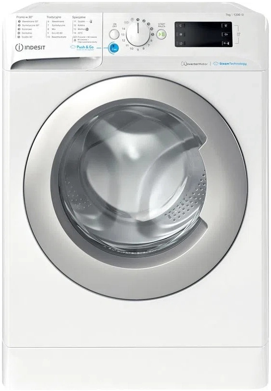 Стиральная машина Indesit BWSE71295XWSV 7 кг / 1200 об/мин / B / Белый photo 1