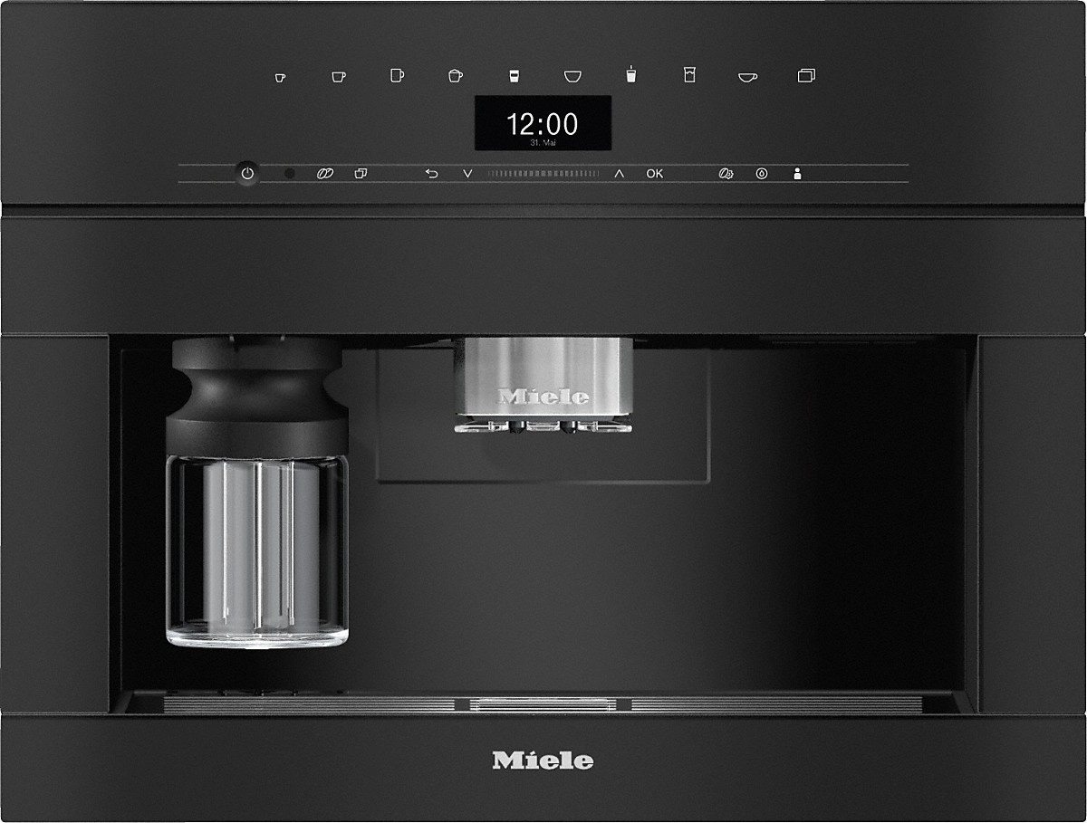 Espressor incorporabil Miele CVA7440 Obsidian black, 2.7 l, 1500 W, Negru