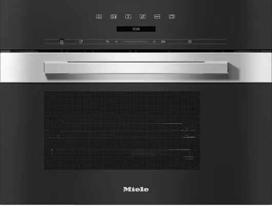 Aparat cu aburi electric incorporabil Miele DG7240OBSW, 40 l, A, Negru 