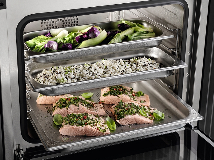 Aparat cu aburi electric incorporabil Miele DGC7460HCOBSW / 68 l. / A+ / Obsidianul negru photo 5