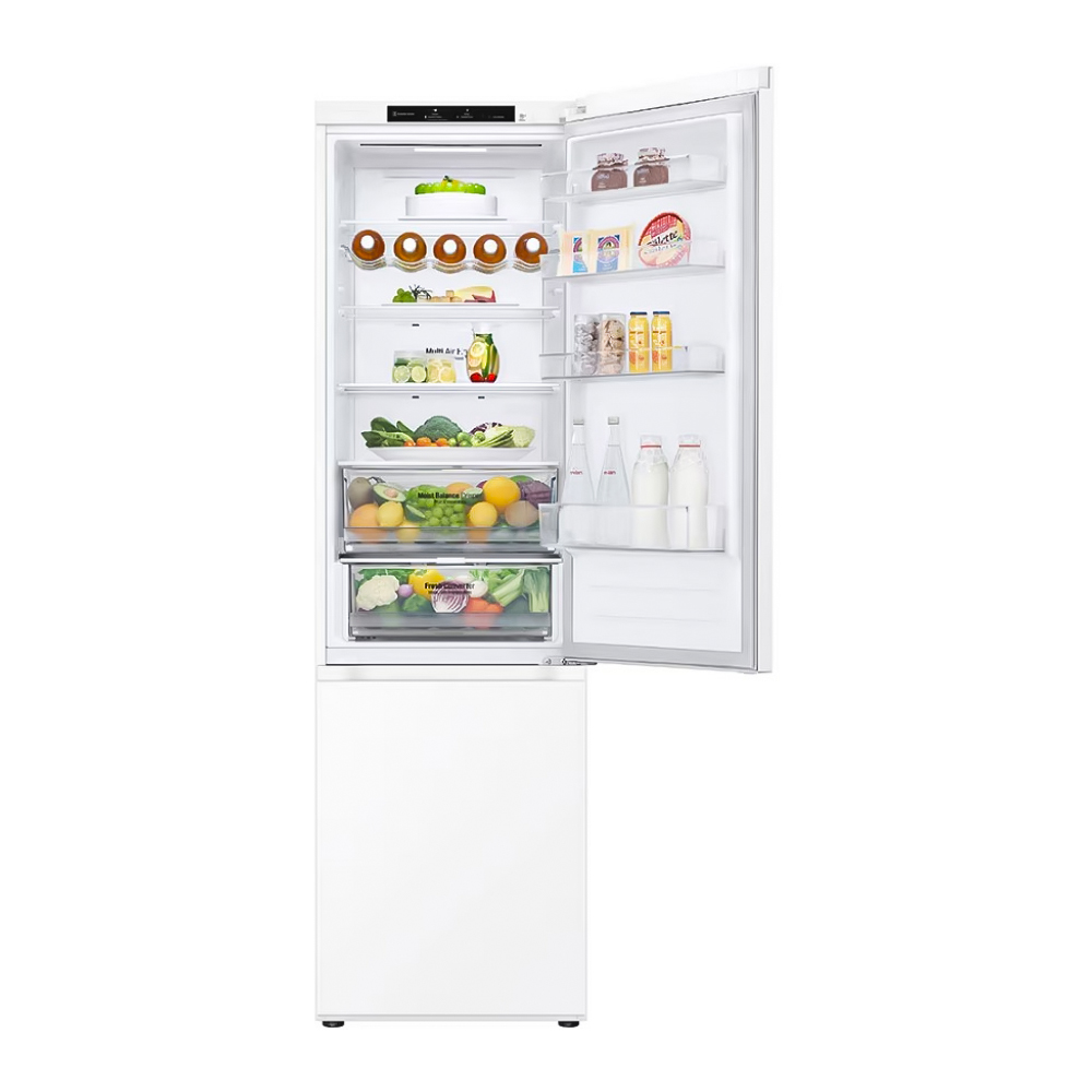 Frigider cu doua usi LG GBV3200DSW / 387 l / 203 cm / D / Alb photo 2