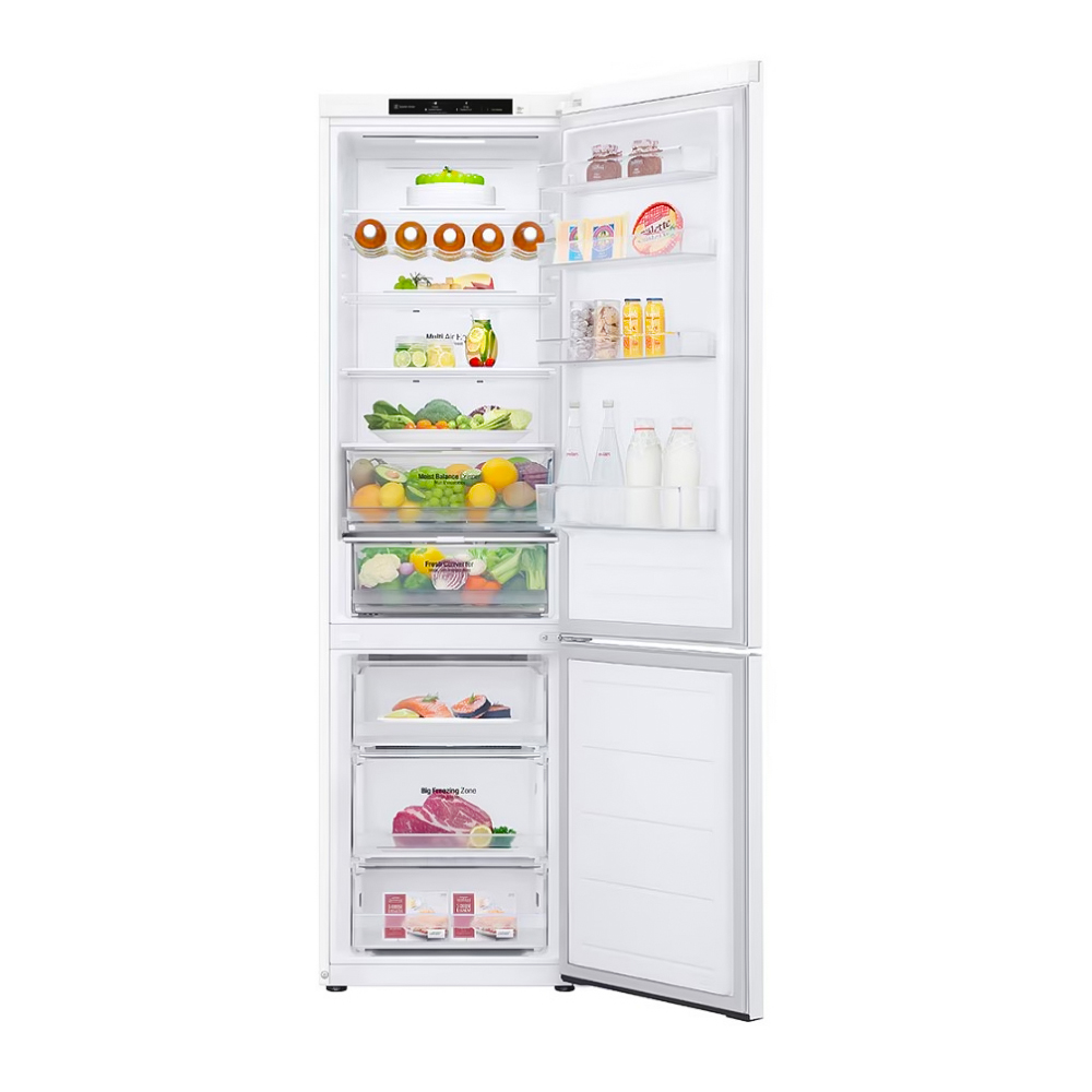 Frigider cu doua usi LG GBV3200DSW / 387 l / 203 cm / D / Alb photo 4