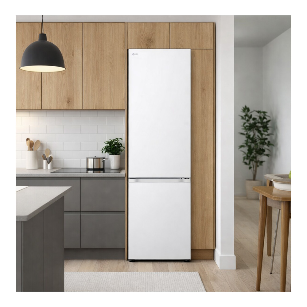Frigider cu doua usi LG GBV3200DSW / 387 l / 203 cm / D / Alb photo 8