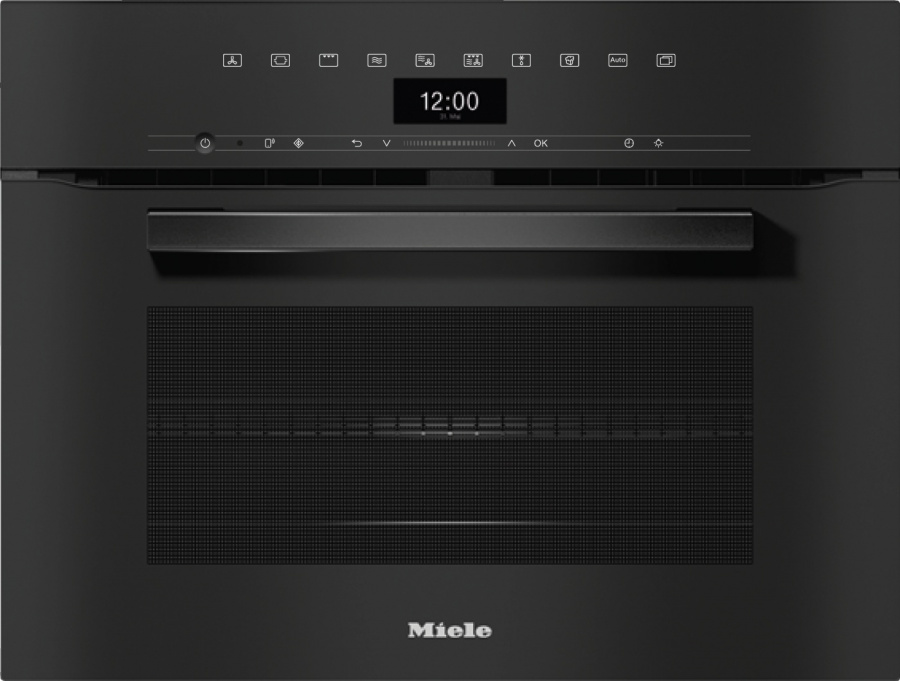 Встраиваемый дух. шкаф с микроволной печью Miele H7440BM Obsidian black / 38 л. / A+ photo 1 Встраиваемый дух. шкаф с микроволной печью Miele H7440BM Obsidian black / 38 л. / A+ photo 1