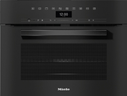 Встраиваемый дух. шкаф с микроволной печью Miele H7440BM Obsidian black, 38 л, A+ thumbnav 1