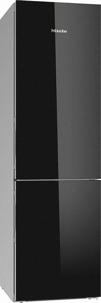 Холодильник двухдверный Miele KFN29683 D Obsidian black / 343 л / 201 см / A++  photo 1