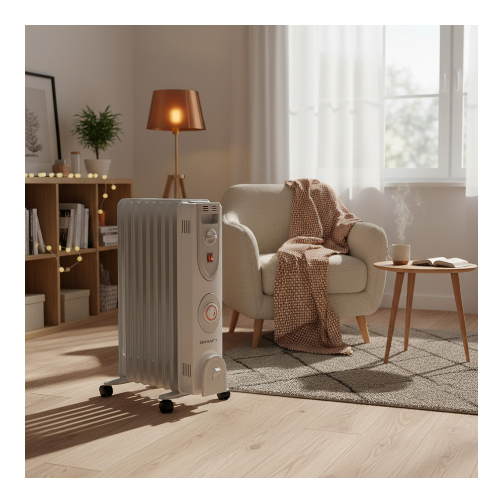 Radiator cu ulei Kraft KFORC459TSW photo 7