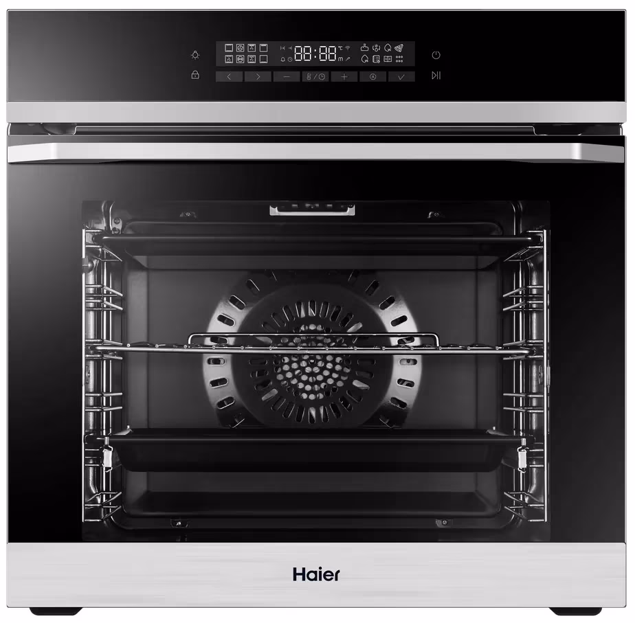 Cuptor electric incorporabil Haier  HOQP16AN5SX, 72 l, A++, Negru 