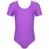 Costum p/u gimnastica maneca scurta Grace Dance Gymnastic leotard short sleeve thumbnav