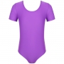 Купальник гимнастический короткий рукав Grace Dance Gymnastic leotard short sleeve thumbnav 1