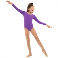 Costum p/u gimnastica maneca lunga Grace Dance Gymnastic leotard long sleeve thumbnav 3