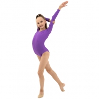 Costum p/u gimnastica maneca lunga Grace Dance Gymnastic leotard long sleeve thumbnav 4