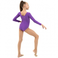 Costum p/u gimnastica maneca lunga Grace Dance Gymnastic leotard long sleeve thumbnav 5