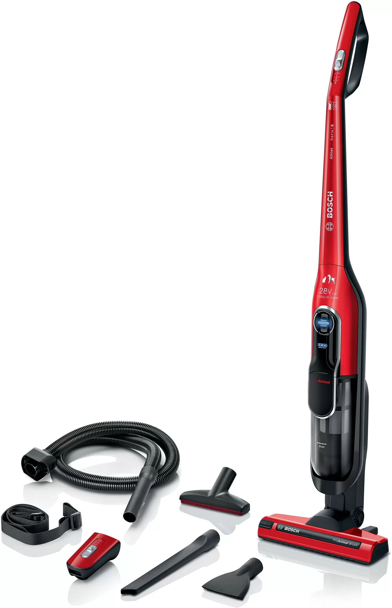 Aspirator vertical Bosch BCH86PET1 / W / Red photo 5