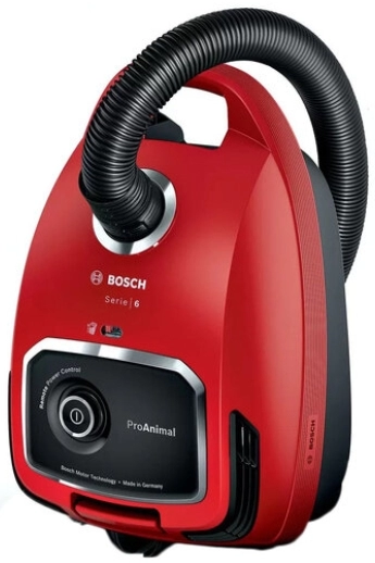 Пылесос с мешком Bosch BGL6PET1, 700 Вт, 74 дБ, Красный