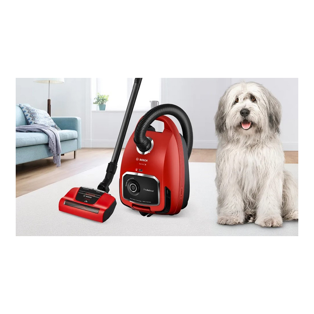 Пылесос с мешком Bosch BGL6PET1 / 700Вт / Red photo 8