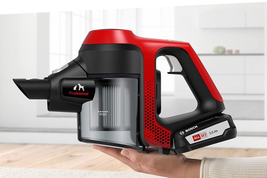 Пылесос вертикальный Bosch BBS61PET2 / Вт / Красный с серым photo 4