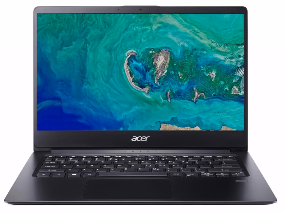 Ноутбук Acer Swift 1 Obsidian Black (SF114-32-P9T4), Pentium Silver, 4 ГБ ГБ, Linux, Черный 