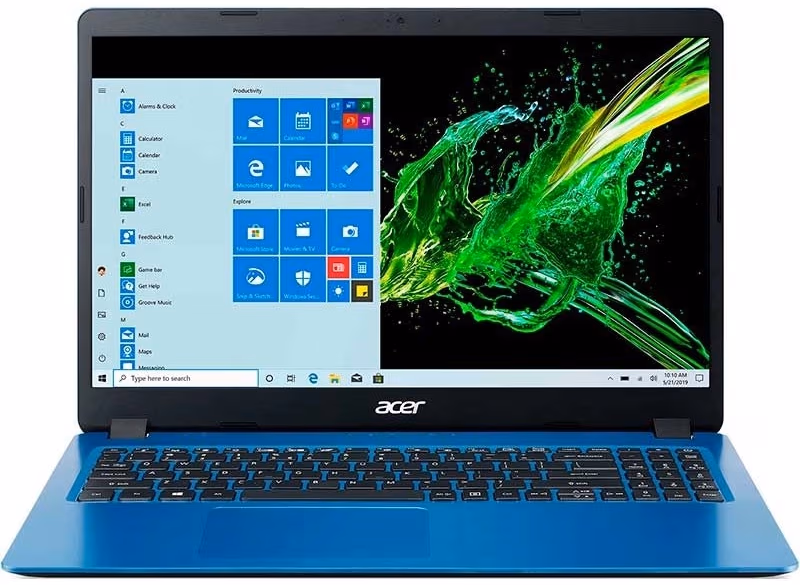 Ноутбук Acer A3155631T6, Core i3, 4 ГБ ГБ, Linux, Синий 