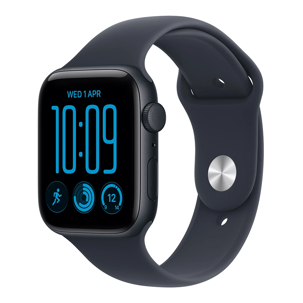 Ceas inteligent Apple Watch SE 3 GPS 40mm Midnight Aluminium Case with Navy Blue Sport Band - S/M