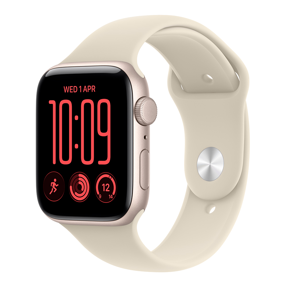 Смарт часы Apple Watch SE 3 GPS 44mm Starlight Aluminium Case with Sand Sport Band - M/L photo 1