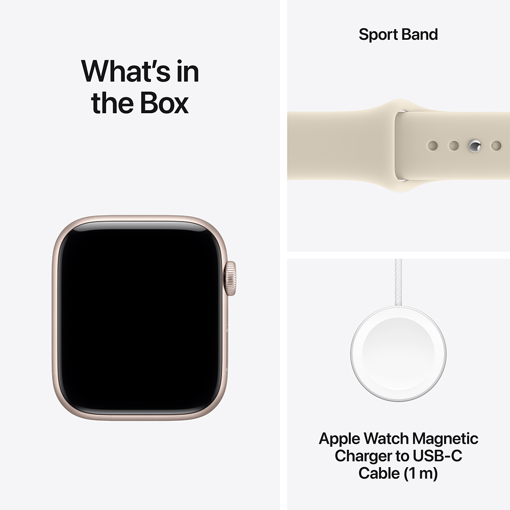 Смарт часы Apple Watch SE 3 GPS 44mm Starlight Aluminium Case with Sand Sport Band - M/L photo 7