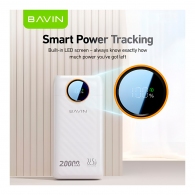 Внешний аккумулятор Bavin 20000DisplayWhite thumbnav 3