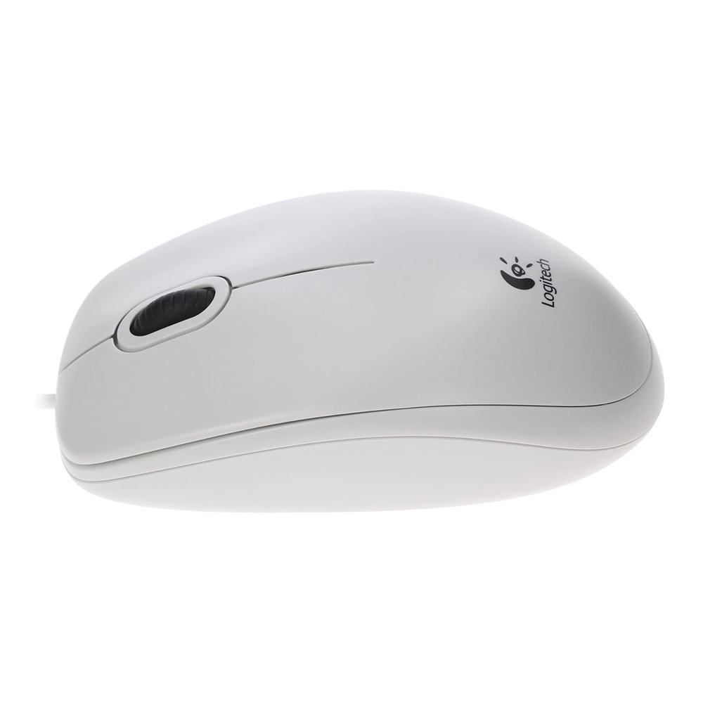 Проводная мышь Logitech B100 white USB Белый / Оптическая / Белый photo 5