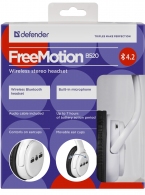 Наушники беспроводные Defender FreeMotion B520 BT white thumbnav 2