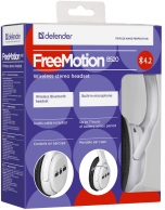 Наушники беспроводные Defender FreeMotion B520 BT white thumbnav 3