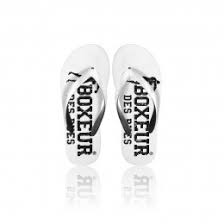 Slapi Boxeur FLIP FLOP pt Barbati / 35/36 / Negru-alb photo 2
