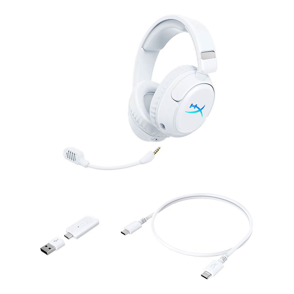Casti HyperX Cloud Flight 2 Wireless White, B5VC5AA photo 9