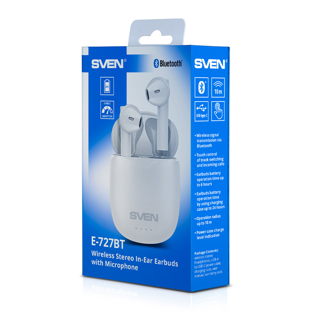 Casti Sven E 727BT White photo 5