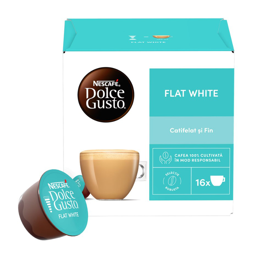 Cafea Capsule Nescafe FLATWHITE 190gr photo 7