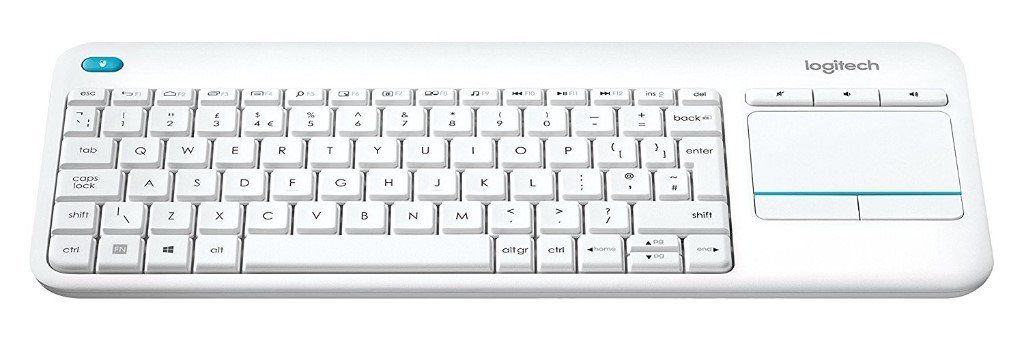 Tastatura fara fir Logitech K400 Plus Wireless Touch White / Membrana photo 3