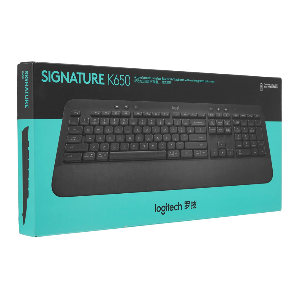Клавиатура беспроводная Logitech K650 Graphite / Мембранная photo 9