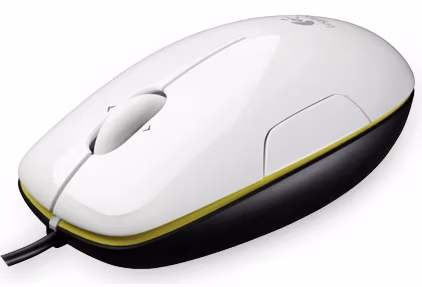 Проводная мышь Logitech LS1 white 