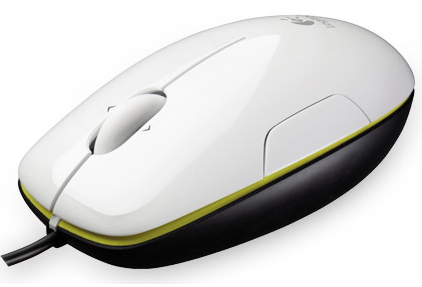 Проводная мышь Logitech LS1 white photo 1