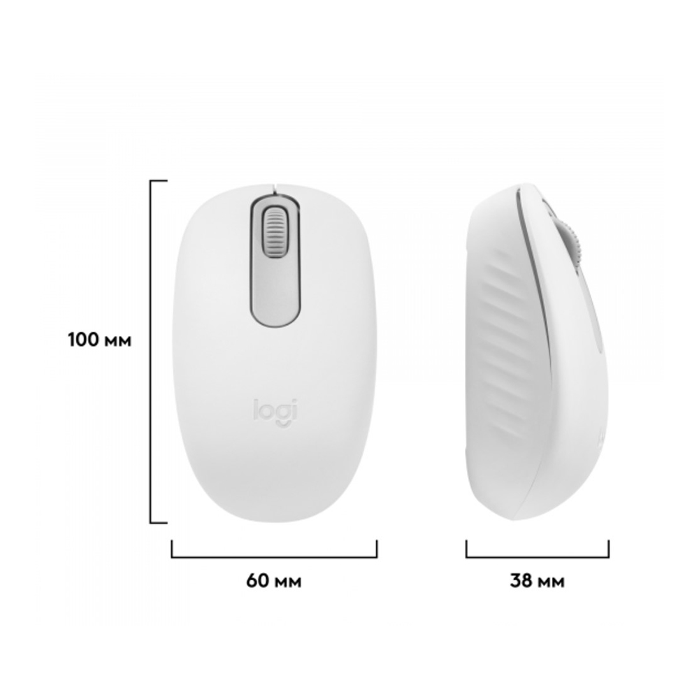 Беспроводная мышь Logitech M196 White (910-007460) Белый / Оптическая / Белый photo 6