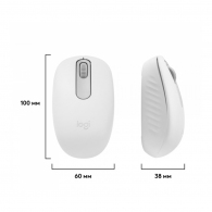 Беспроводная мышь Logitech M196 White (910-007460) thumbnav 6