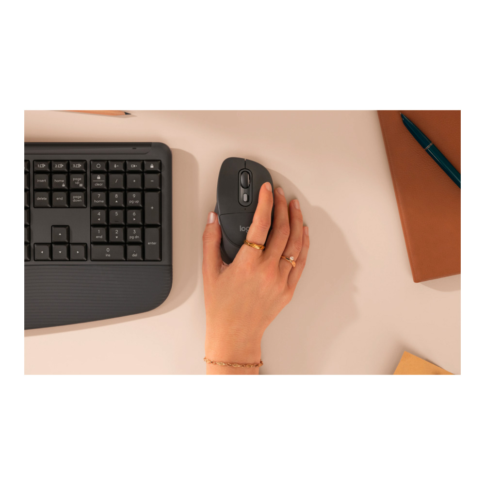 Беспроводная мышь Logitech Signature Comfort Plus M850 L Graphite photo 7