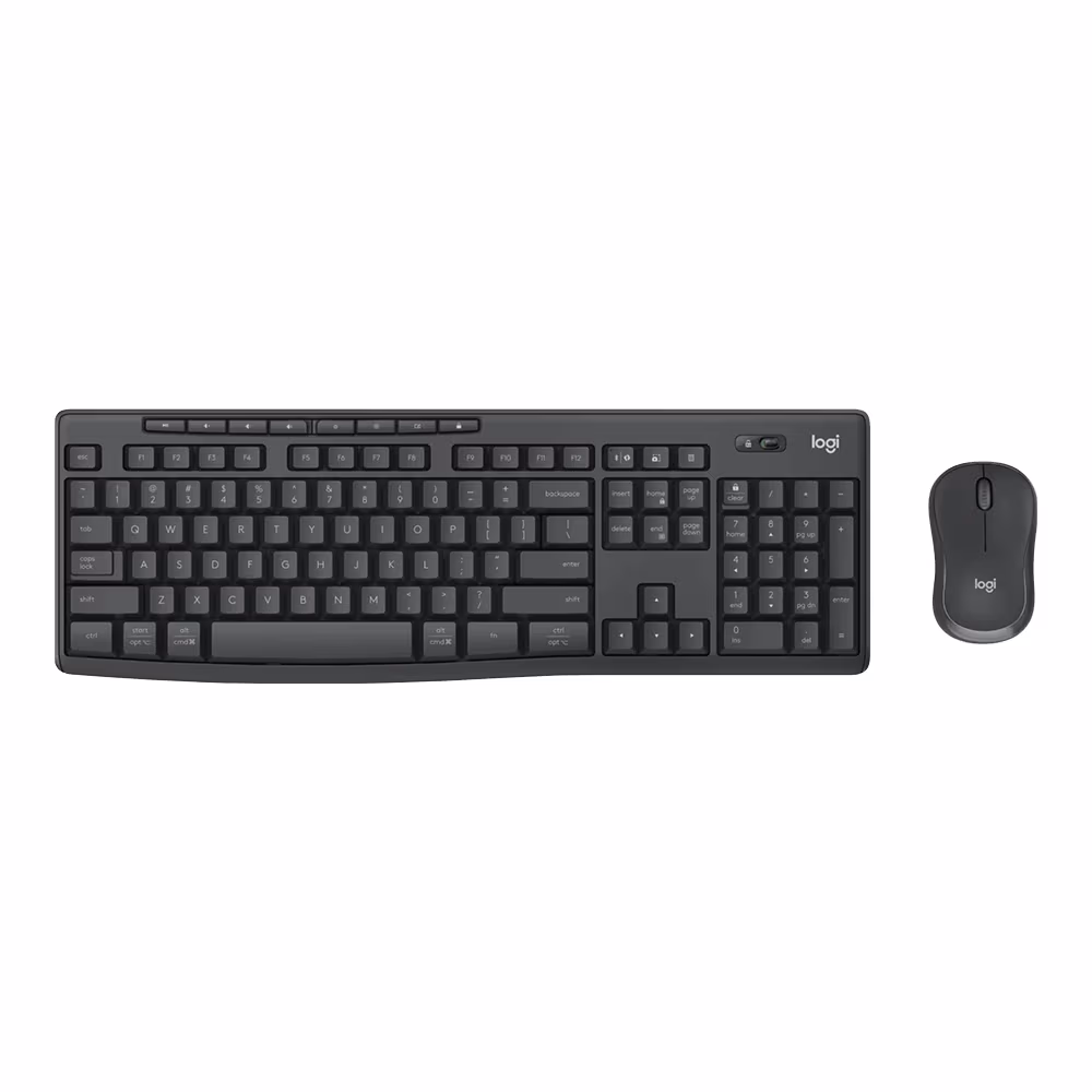 Клавиатура + мышь беспроводная Logitech MK 370 Graphite (920-011887) 