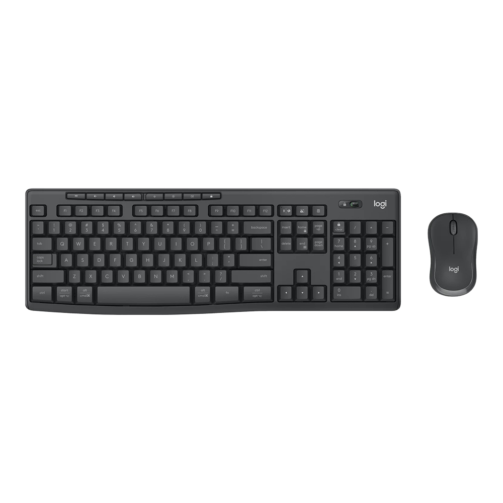 Клавиатура + мышь беспроводная Logitech MK 370 Graphite (920-011887) / Мембранная photo 1 Клавиатура + мышь беспроводная Logitech MK 370 Graphite (920-011887) / Мембранная photo 1